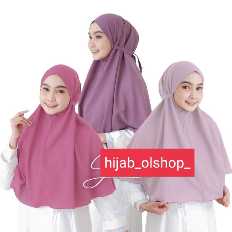 KERUDUNG MARYAM POLOS DIAMOND (SIZE L)/ HIJAB MARYAM SERIA NON PET