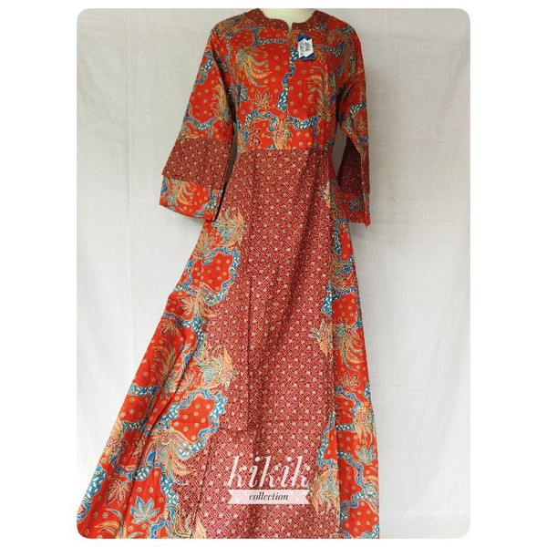 Gamis Katun Premium Batik Halus Modern Murah Pakaian Muslim Wanita Baju Remaja Ibu Menyusui Surabaya