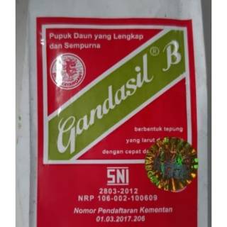 Jual Pupuk Gandasil B 100 Gram Obat Tanaman Gandasil B Indonesia|Shopee ...