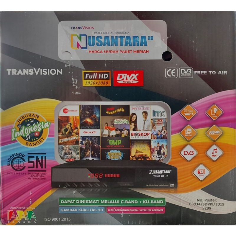 Receiver Tranvision Nusantara Tanaka Full Hd