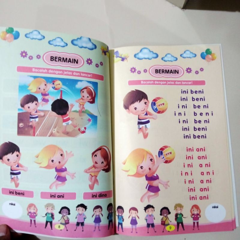 buku aku bisa lancar membaca chyntia monica 32 halaman (15×24cm)