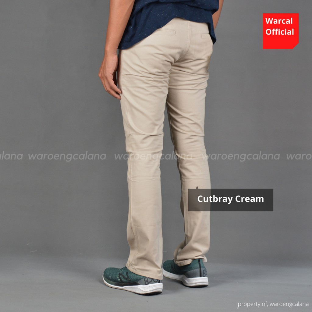 Varius Celana Cutbray Chino Cream