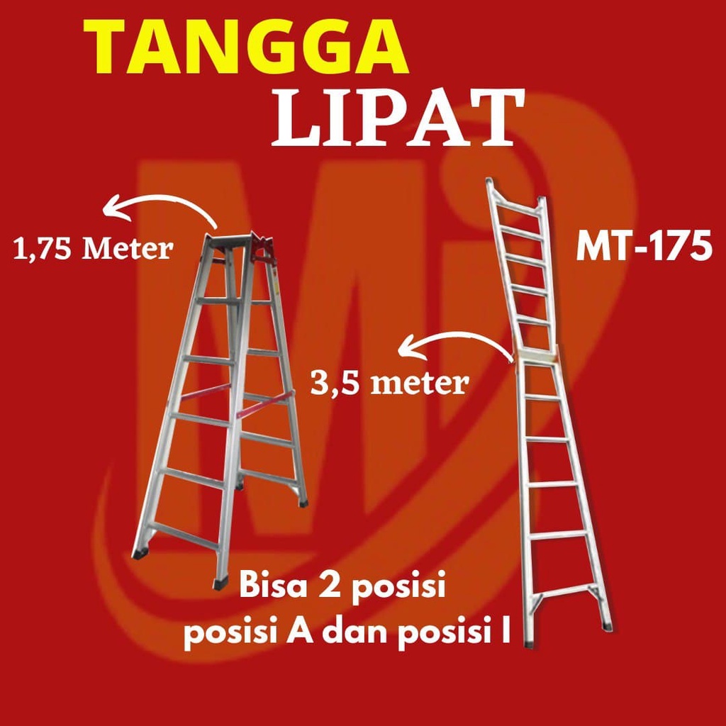 Tangga Lipat Aluminium 175 Cm MASTAH