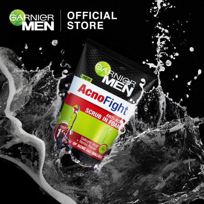 Garnier Men Acno Fight | Sabun Cuci Muka Pria