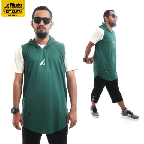 Vest Kurta RIADO Rompi Jersey Olahraga Jogging Running Pria Dewasa