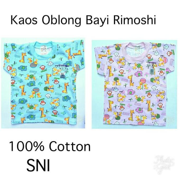Sale Kaos Oblong Bayi Rimoshi/Kaos Bayi Laki2 Dan Perempuan/Baju Bayi Terbaru