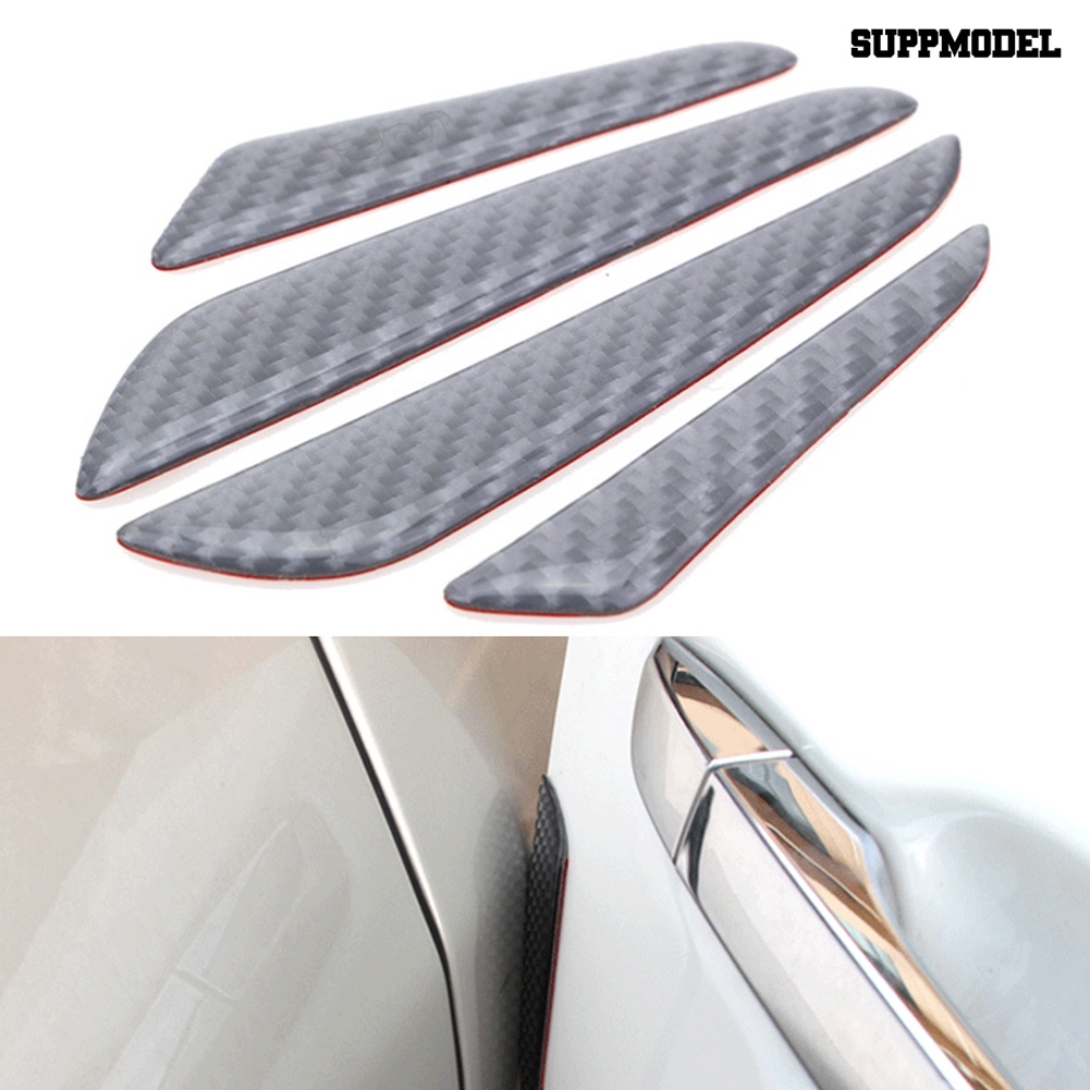 Car 4Pcs / Set Strip Pelindung Pinggiran Pintu Mobil Anti Gores
