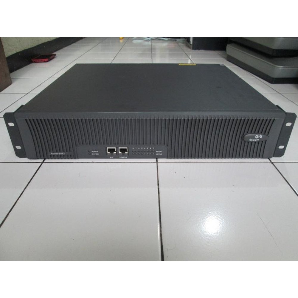 Router 3com 5682 Dengan Modul 4FXS buat VOIP Dan IPPhone & Modul 4SAE