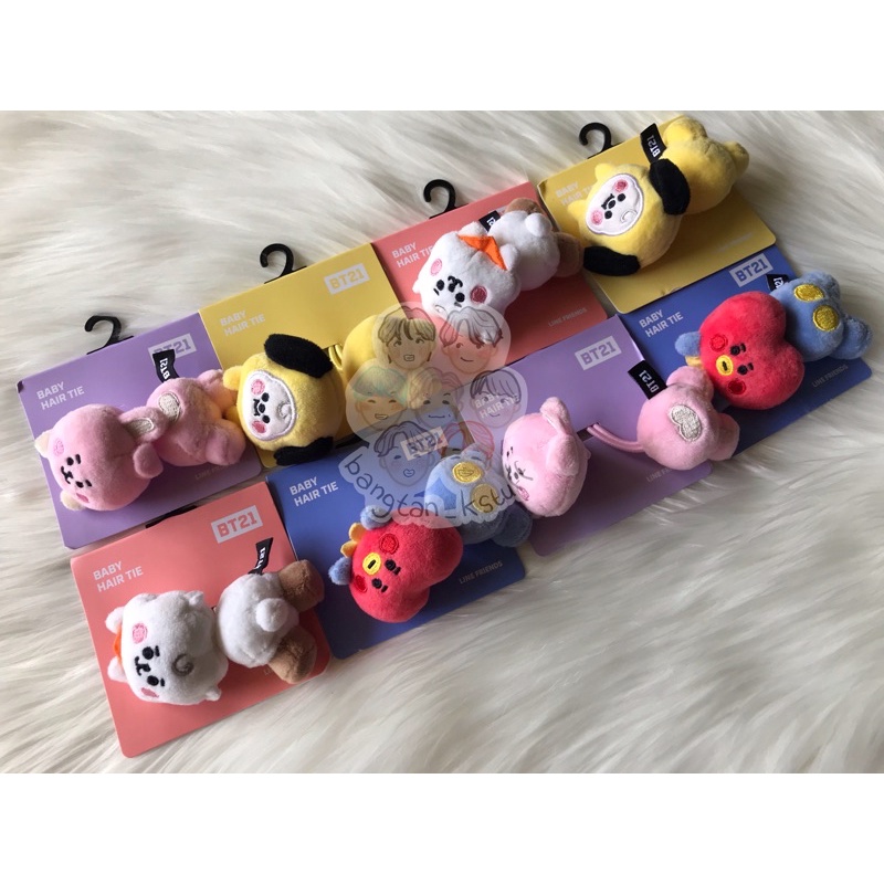[READY STOCK] OFFICIAL BT21 BABY HAIR TIE BT21 HAIRTIE