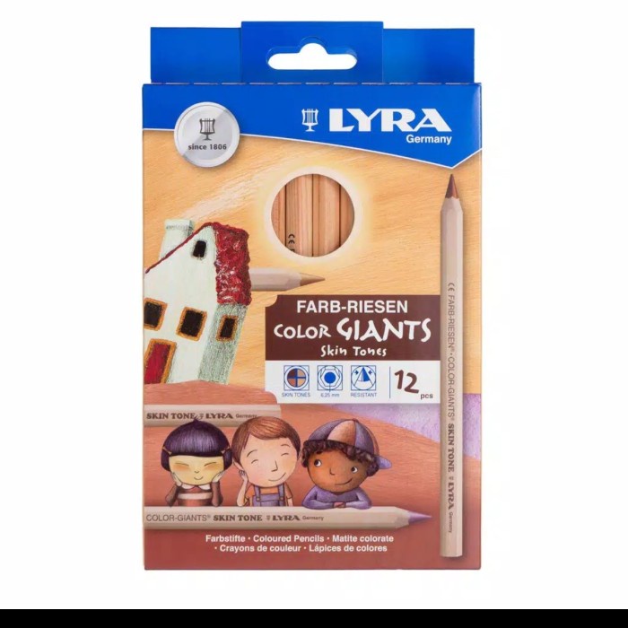 

Hadir Lyra Skin Tones 12 Colours Giant Terbatas