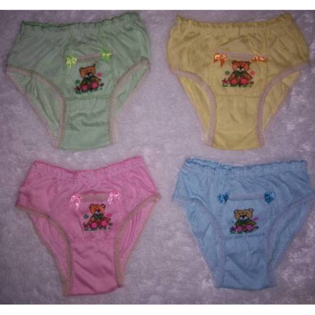 12 pcs CELANA DALAM ANAK PEREMPUAN / CELANA CANGCUT ANAK