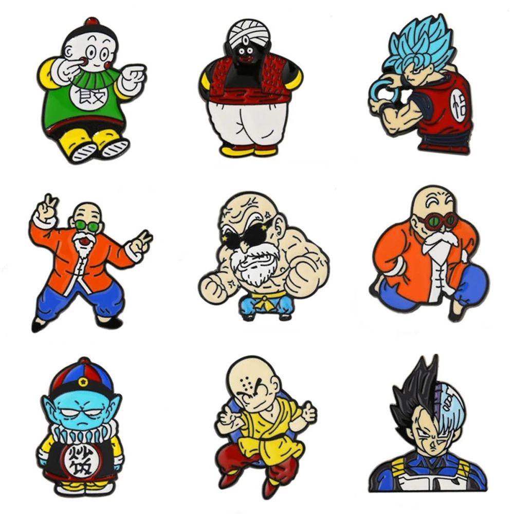 [Elegan] Dragon Ball Lapel Pin Ransel Hadiah Jaket Pin Pramuka Legion Dekorasi Lencana Lencana Pin Anime Badge