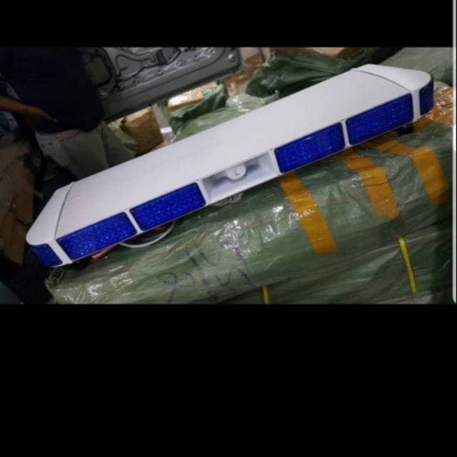 Lampu led bar patwal ambulan LTF 5000 biru biru+toa sirine