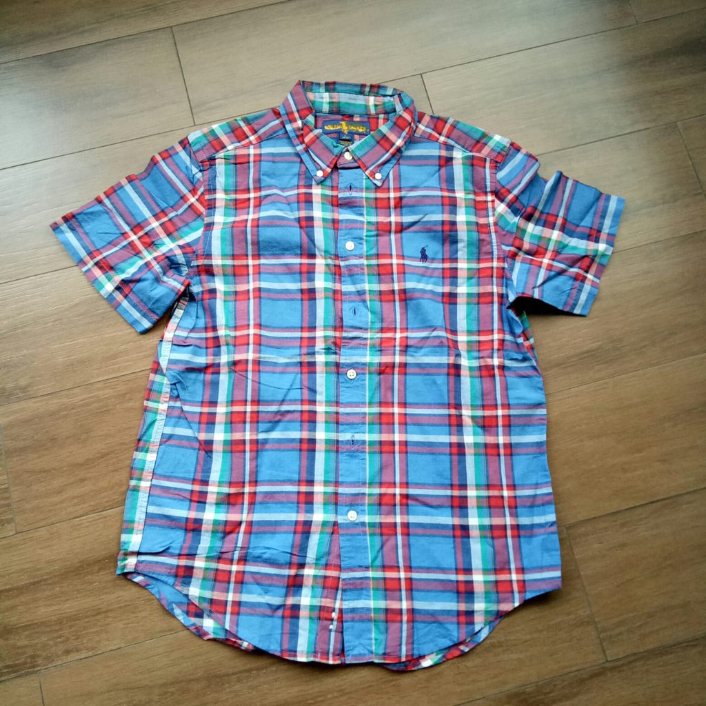 Kemeja Tgn Pdk Polo Ralph Lauren Anak Tanggung Original