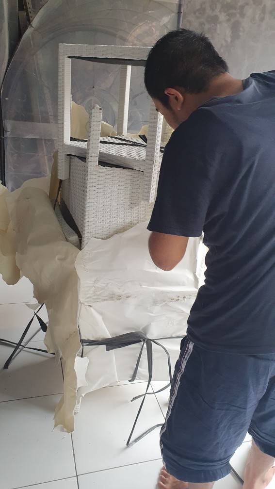 Kursi Teras Rotan Model Hawai