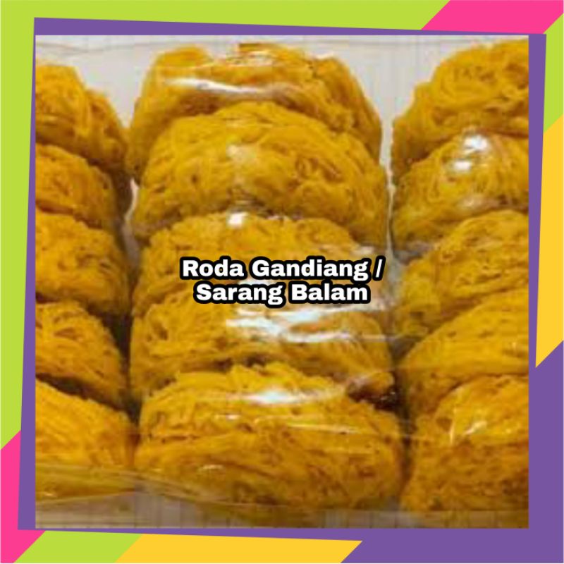 

PROMO!! RODA GANDIANG SARANG BALAM CEMILAN KHAS PADANG 500g