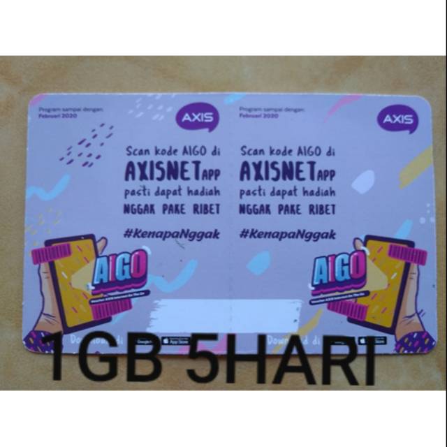 Axis Aigo 1GB 5hari