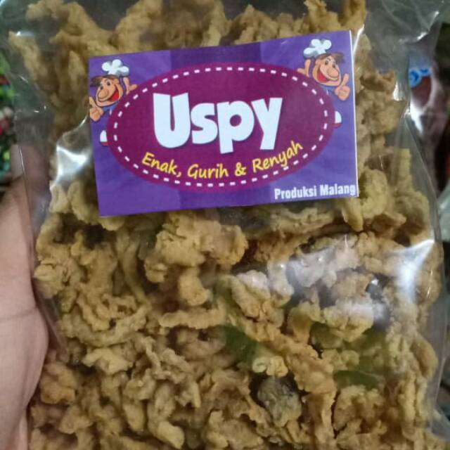 

Kripik Usus krispy ayam kampung 250gr