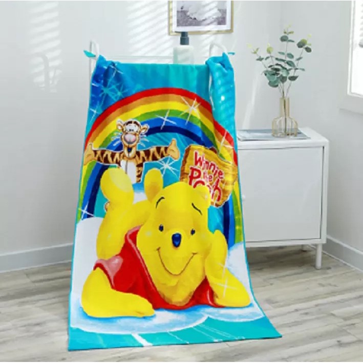 RC [BEST SELLER] HANDUK MANDI KARAKTER ANAK JUMBO IMPORT UKURAN 70x140cm HK DORAEMON TAYO