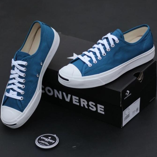 CONVERSE CONS JACK PURCELL OX SEASONAL COLOR CAPE BLUE WHITE