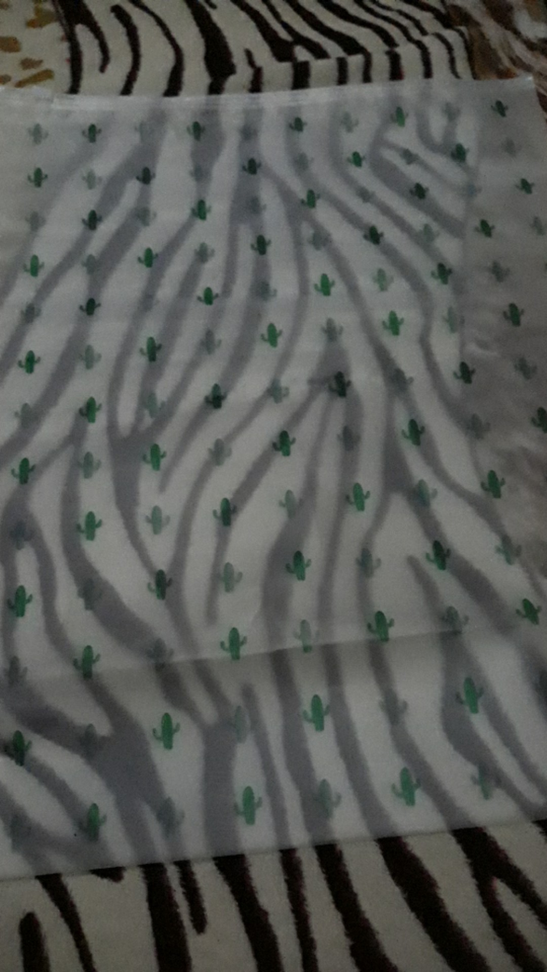 Anekagrosir | Kantong Storage Bag Zip Lock Motif Kaktus Besar Part 2