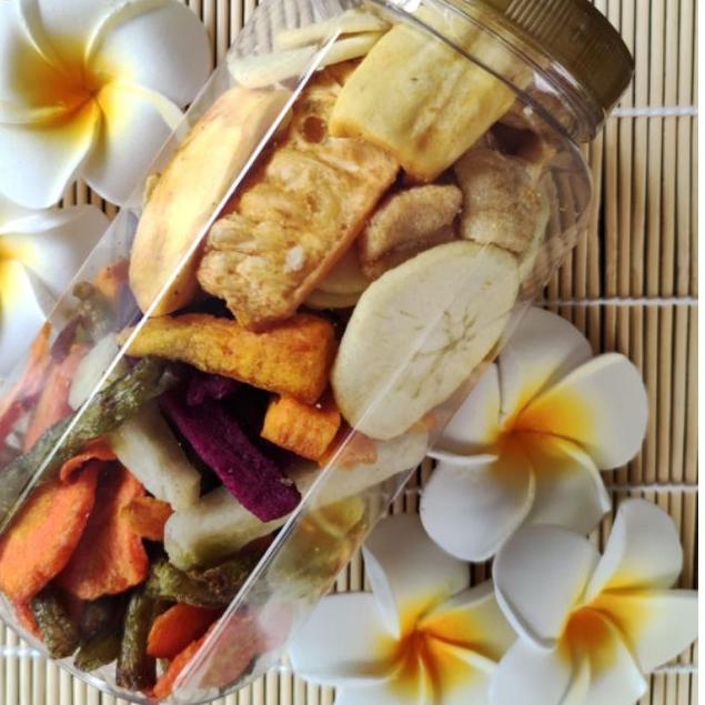 

(KD-597)-KERIPIK SAYUR DAN BUAH VOLUME 700ML VEGGIE CHIPS (SAYUR DAN BUAH DALAM SATU TOPLES)-Product Terlaris
