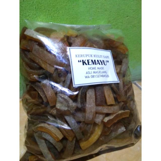 

Kerupuk kulit sapi mentah