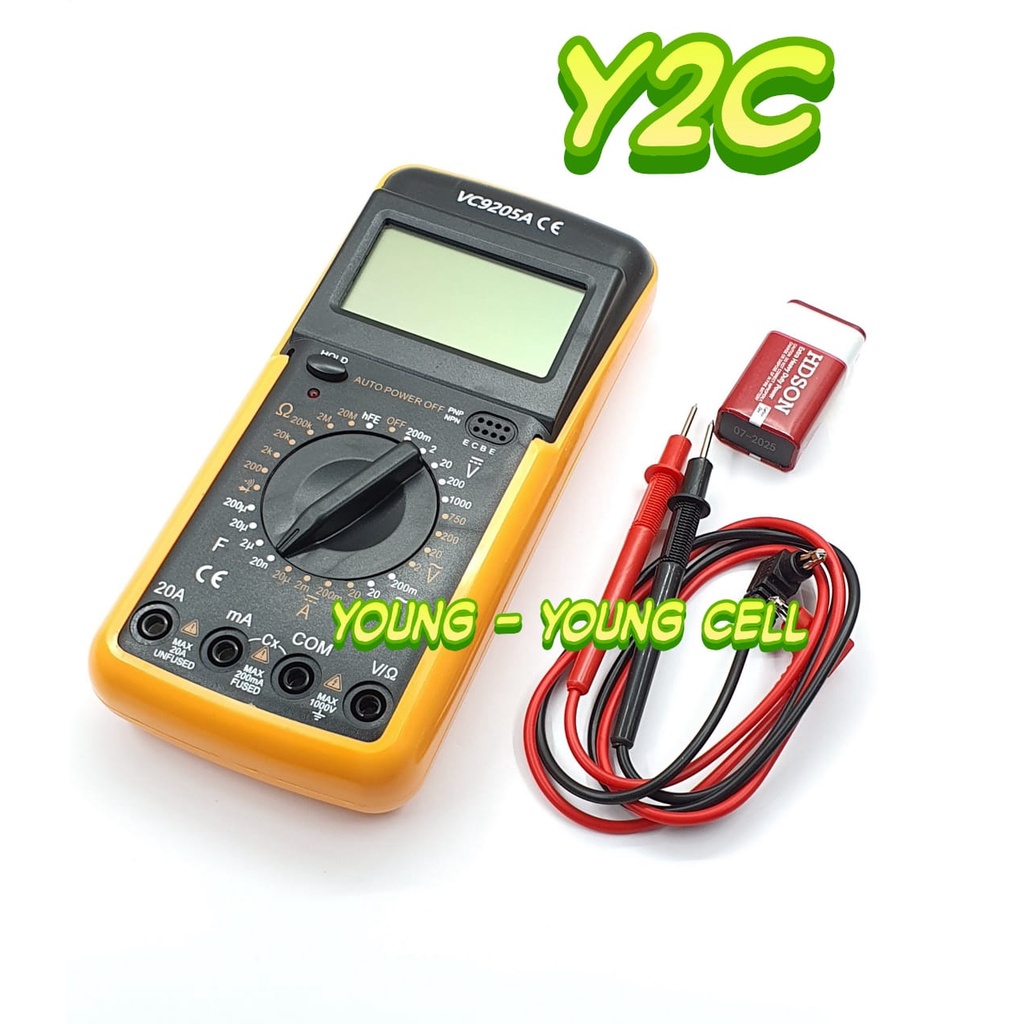 MULTITESTER DIGITAL VC9205A / ALAT SERVIS SERVICE HP LENGKAP TERLENGKAP