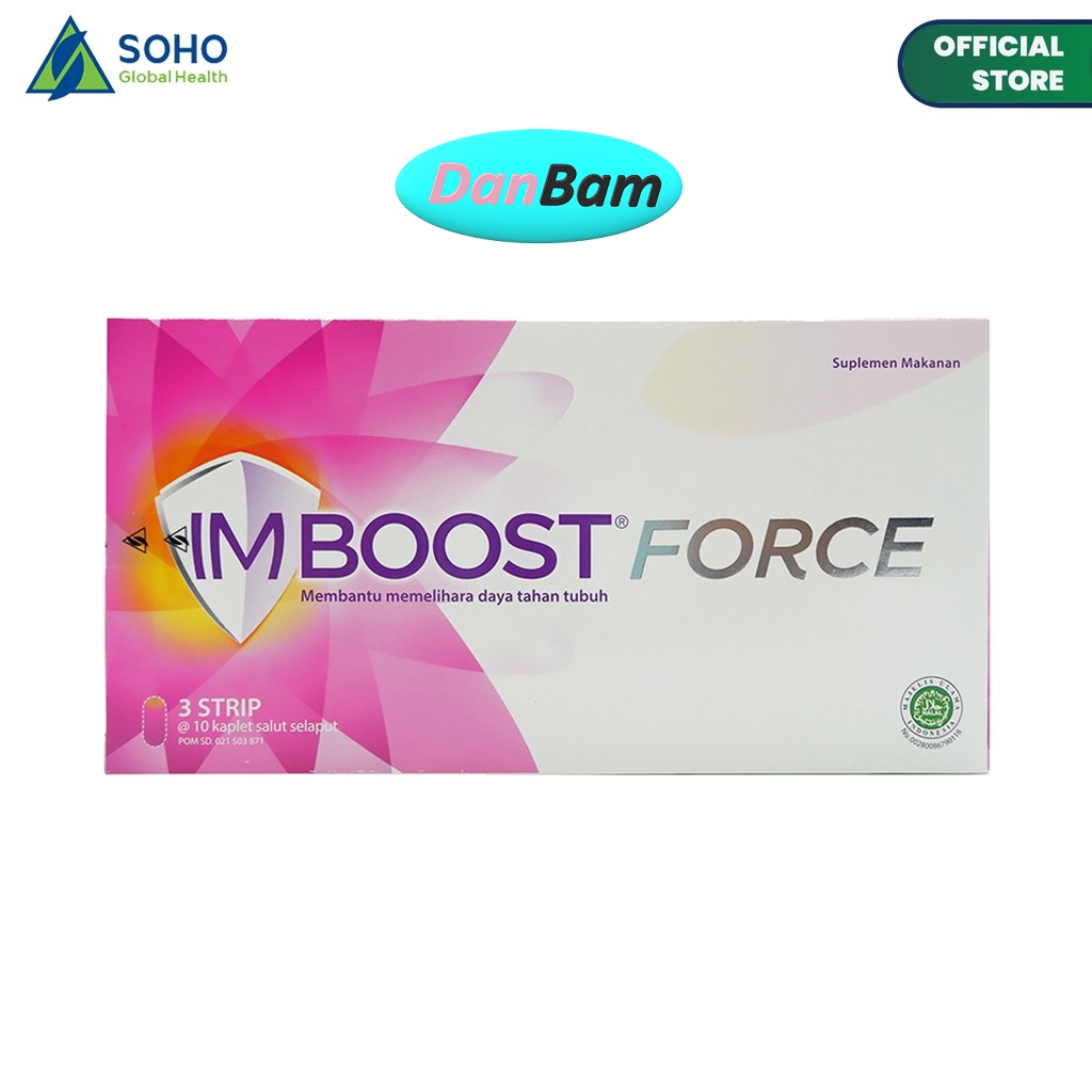 Imboost Force Daya Tahan Tubuh - 1 Strip @10 Kaplet