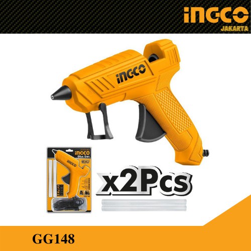 LEM TEMBAK Free Glue stick 2pcs GLUE GUN (100W) INGCO GG148 Alat Tembakan Lem