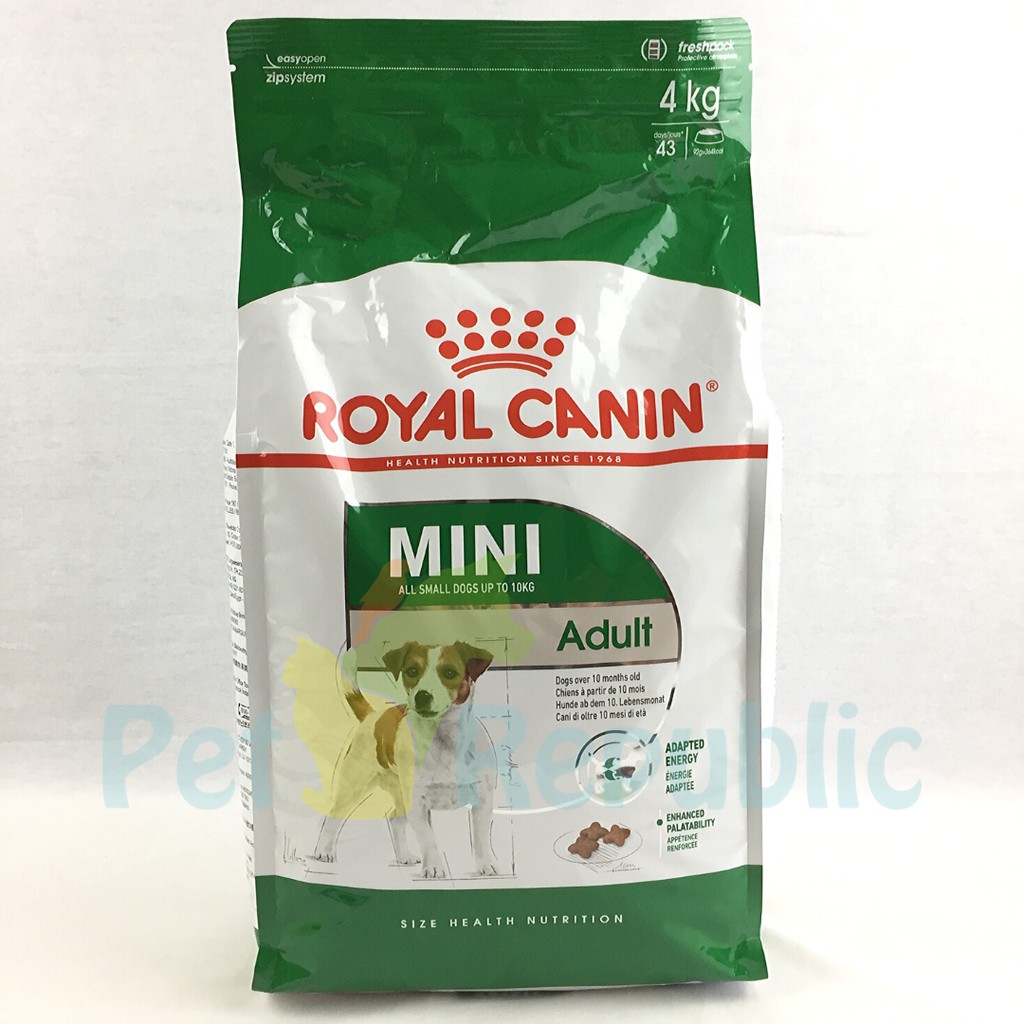 

Pet Republic Makanan Anjing ROYAL CANIN Mini Adult 4kg