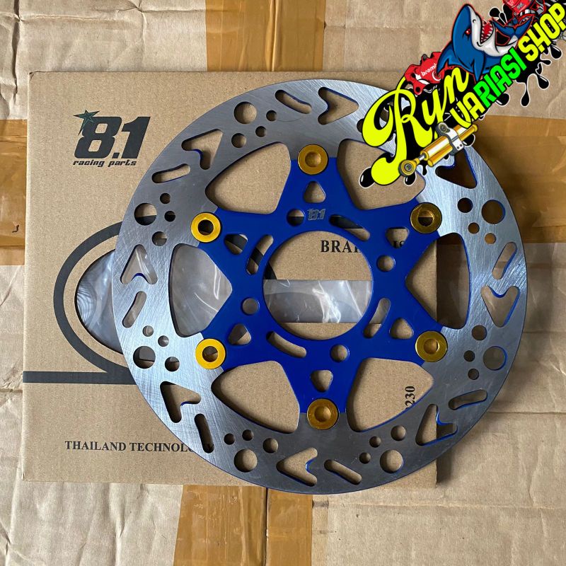 disk piringan depan coak panah thai 81 ukuran 220mm revo fit fi supra 125 fi blade new beat karbu/fi