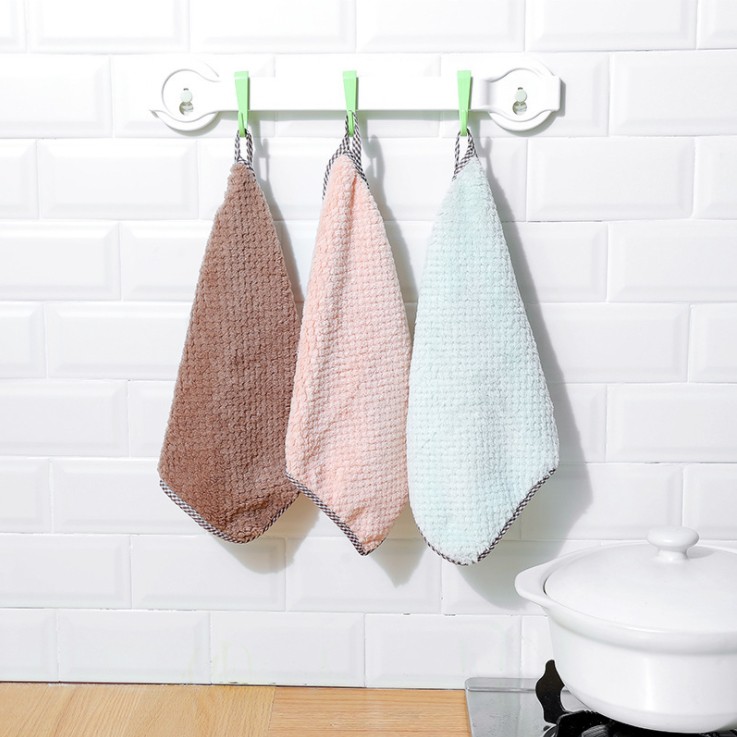 Kain Lap Tangan Gantung Hand Towel Microfiber Lap Microfiber Dapur Kain Lap Microfiber