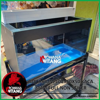  Aquarium  100x50x50  kaca 8mm full non stiker Shopee Indonesia