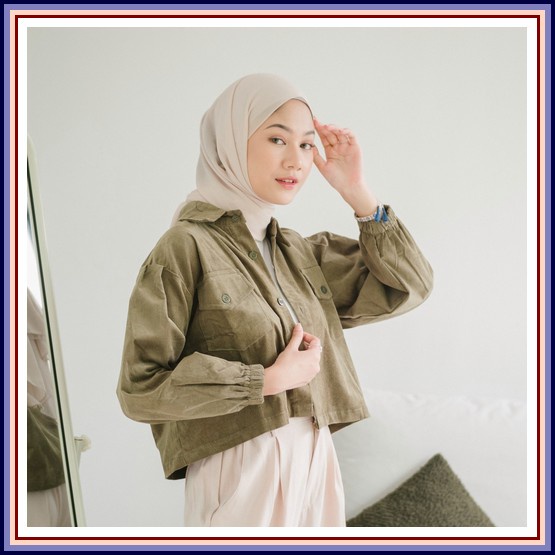 Cropped Full Zip Aero - Jaket Crop Wanita - Hoodie Crop Cewek - Hoodie Igotcha Jacket - Tiara Jaket