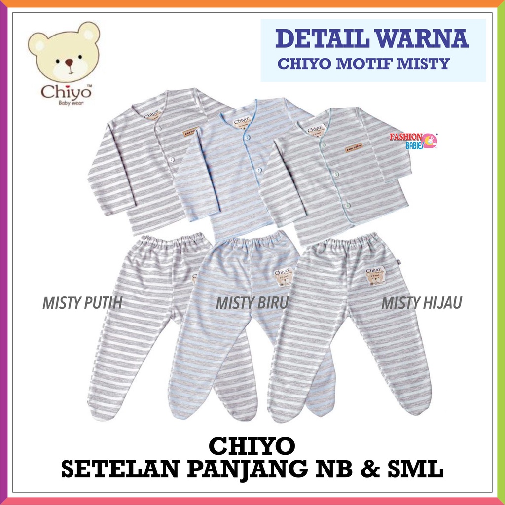 ❤ Baby Fashion ❤ CHIYO SETELAN OBLONG LENGAN PANJANG SML | SETELAN BAJU PANJANG BAYI | MOTIF LITTLE STRIPE