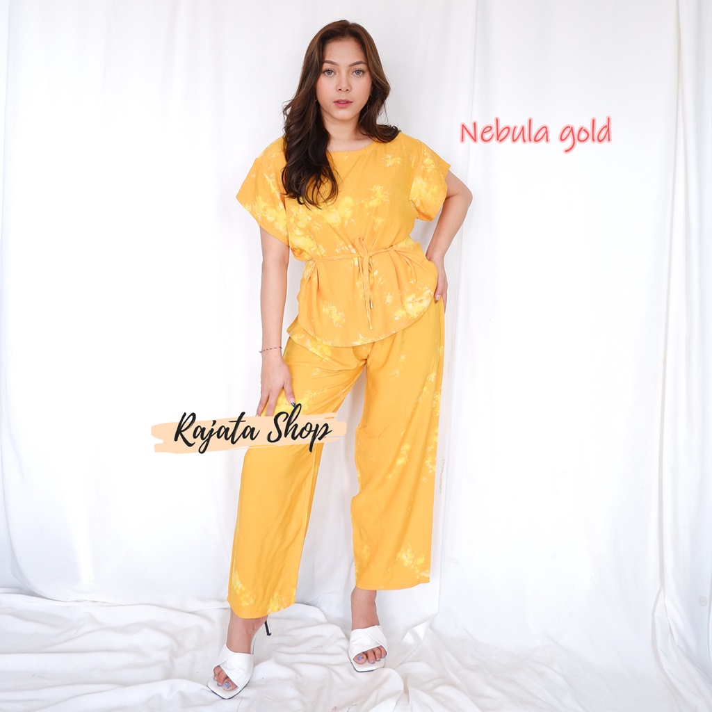 DASTER SETELAN BABYDOLL-BD NEBULA GOLD