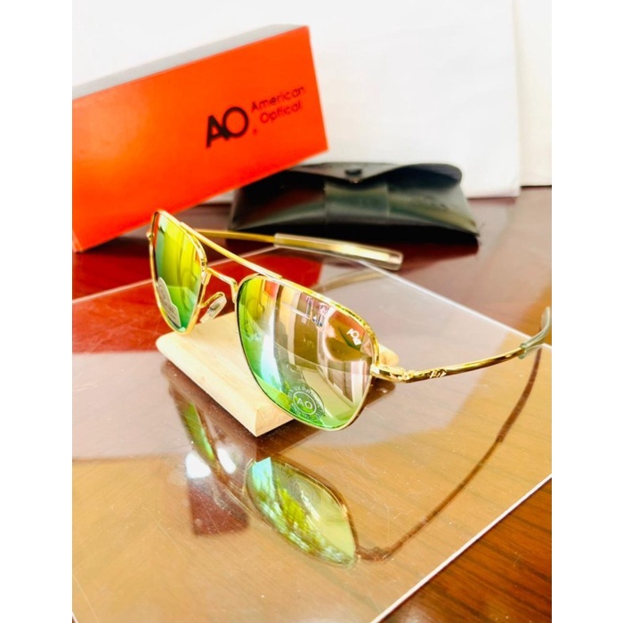 Kacamata AO 54 Gold Fullset