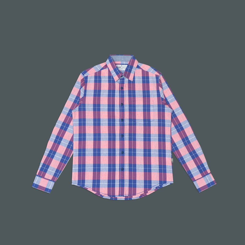 

Jimmy and Martin - Long Sleeve Casual Plaid Shirt - 3004