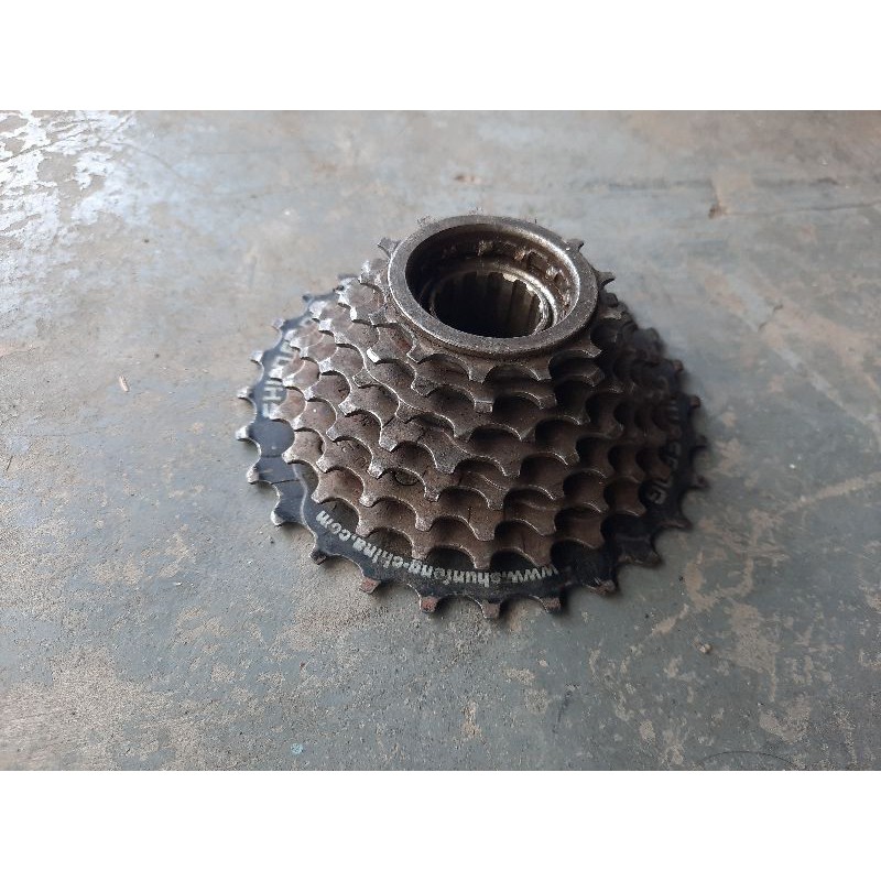 sprocket ulir 8 speed 28t sepeda lipat