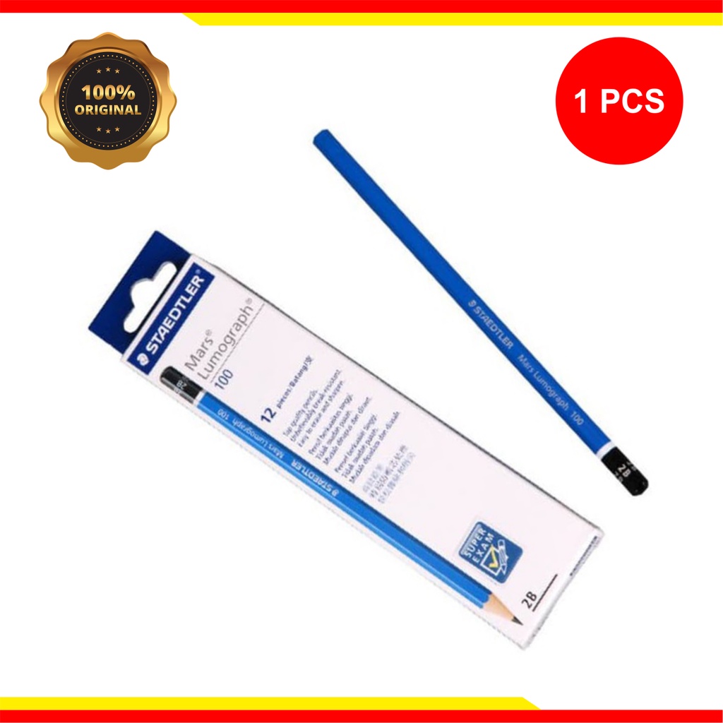 

Pensil Pencil Staedtler 2b Pensil Ujian Sekolah Staedler Original