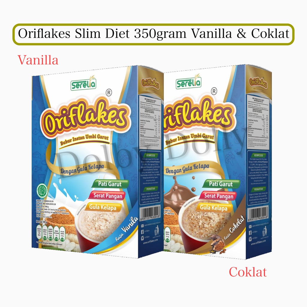 

Oriflakes Slim diet Sereal Umbi Garut Diet Slim Asam Lambung 350 Gram Bisa COD