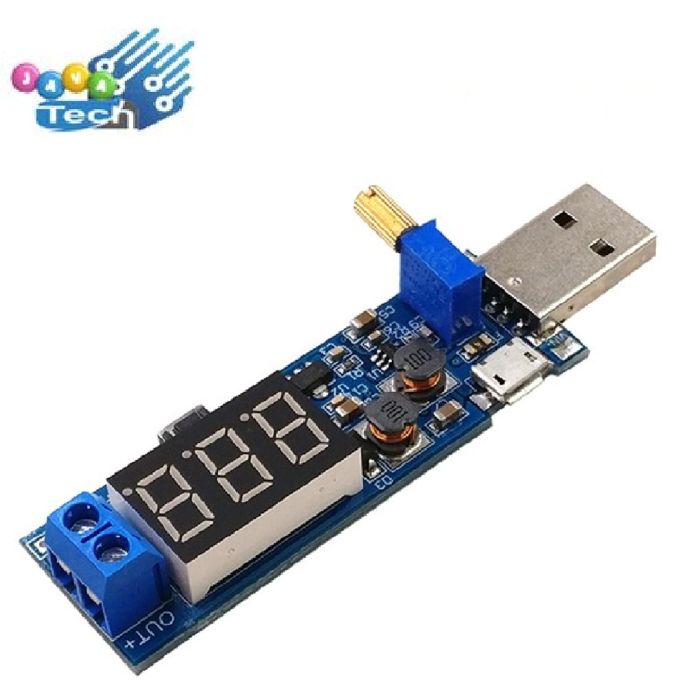 Modul USB Adjustable Step up down Input DC 3.5-12V Output DC 1.2-24V
