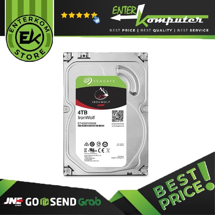 Seagate 4TB For NAS - IronWolf Pro Series / HDD 4TB