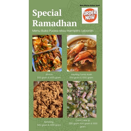 

Menu Berbuka dan Hampers Lebaran