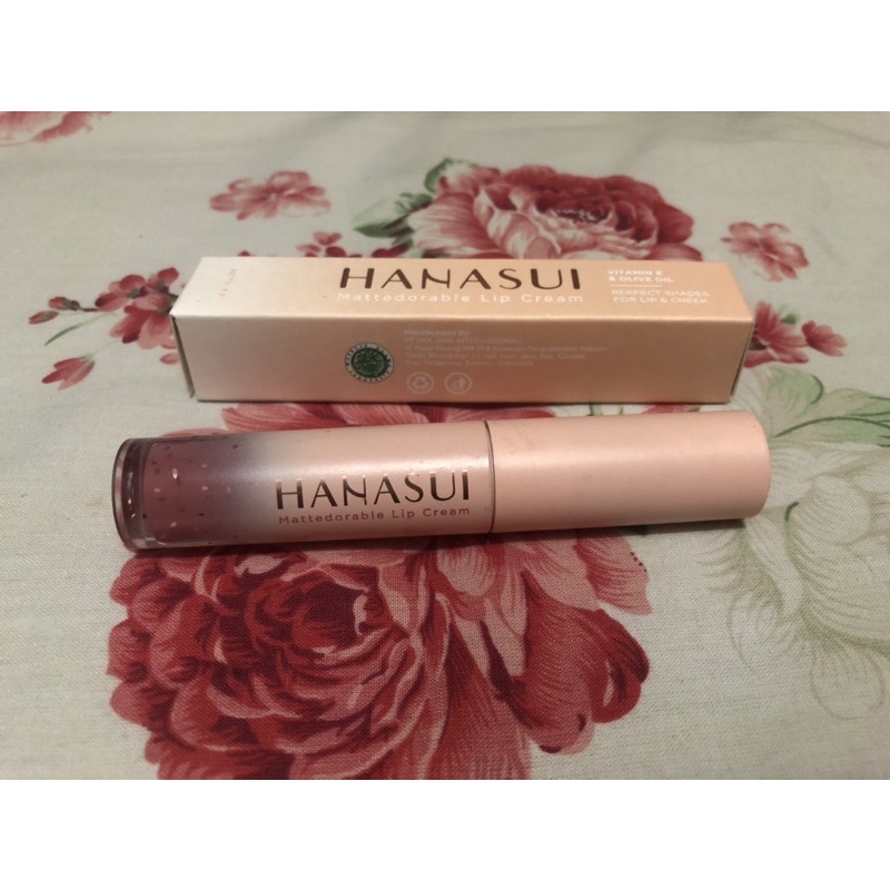 Preloved Hanasui Dusty 14 Mattedorable Matte Lip Cream Lipstik Makeup Ori Skin Care Bibir Serum COD