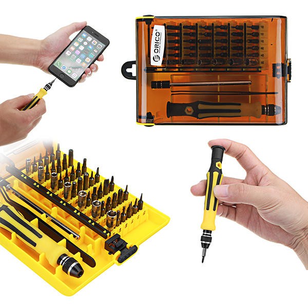 Screwdriver Set orico st3 - obeng set teknisi notebook &amp; handphone 42 in 1 orico st 3