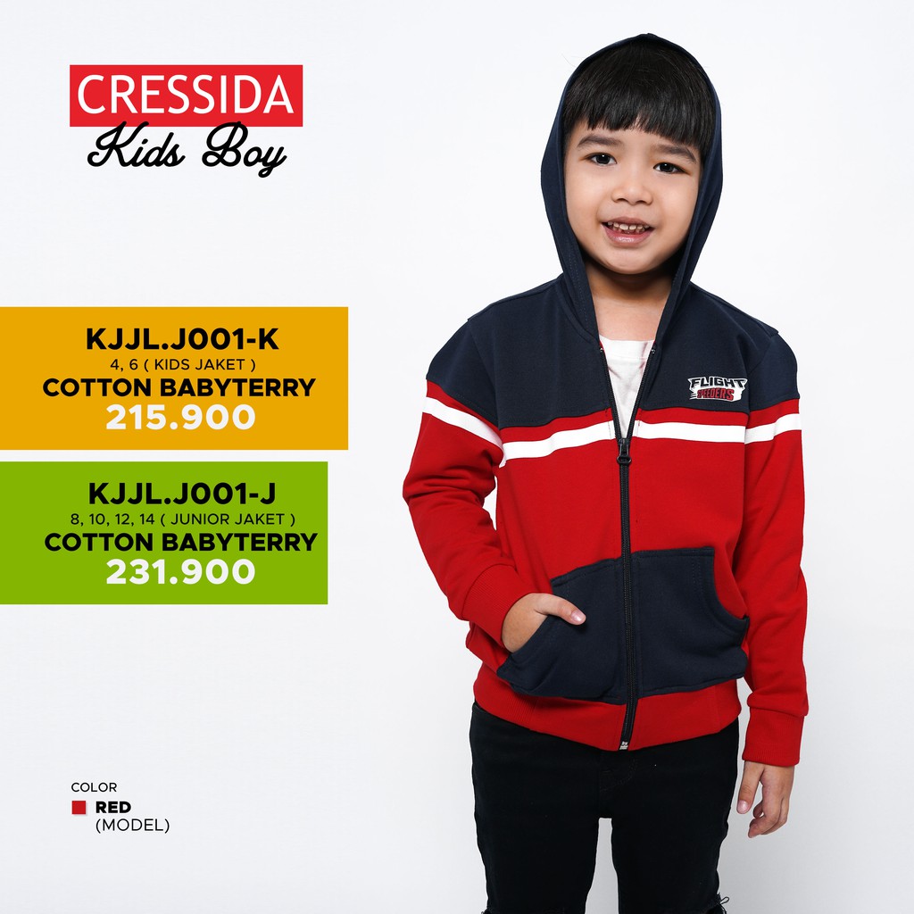 Jaket Anak Cowok Laki-laki Cressida Original