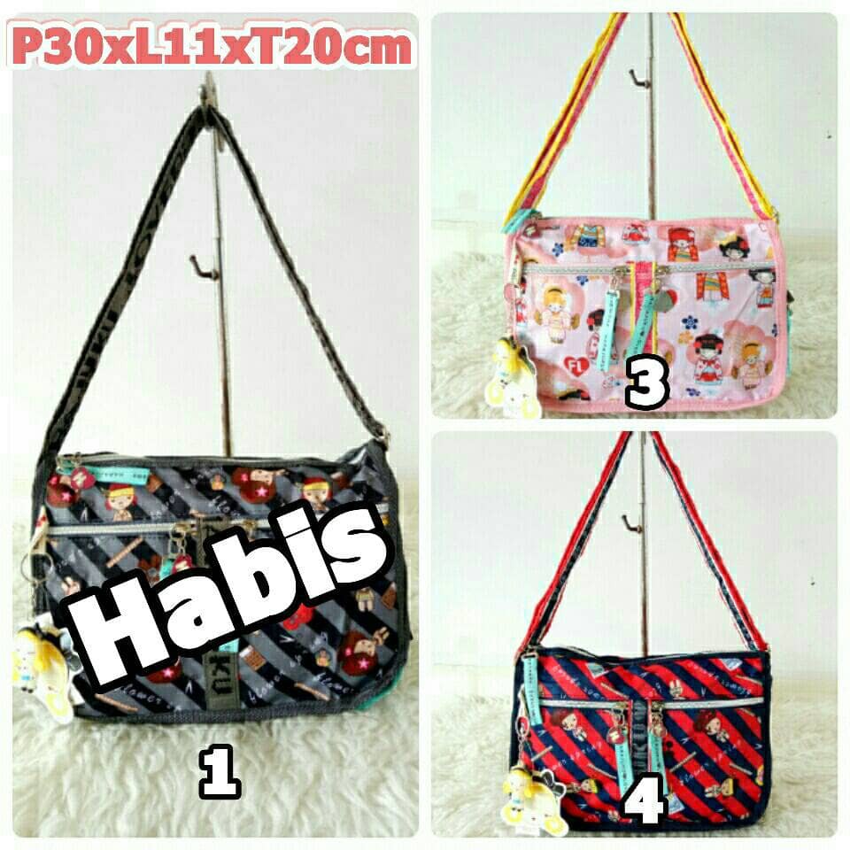 TAS SELEMPANG HARAJUKU LOVERS 4SLET