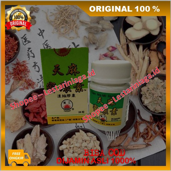 Ramuan Leluhur Cina Piatouteng Obat Herbal Ampuh Atasi Vertigo Keluhan Sakit Kepala dan Pusing ORIGI